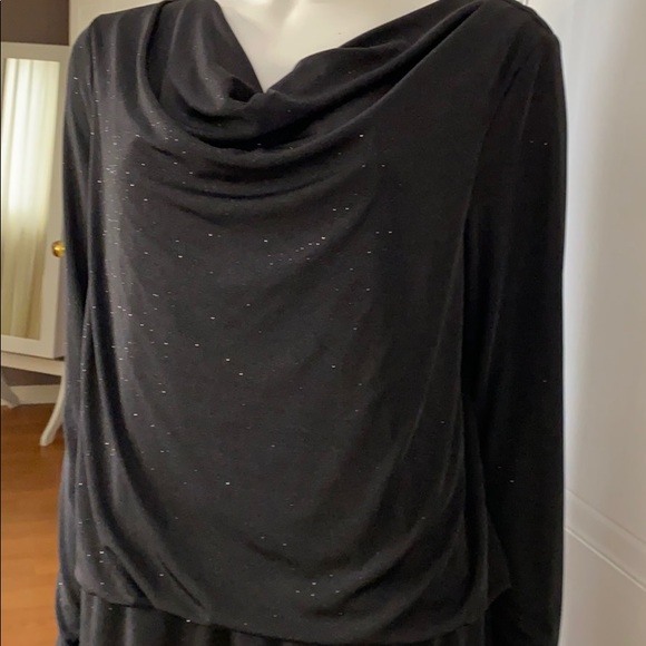 Black with sparkles mini dress - Picture 5 of 5